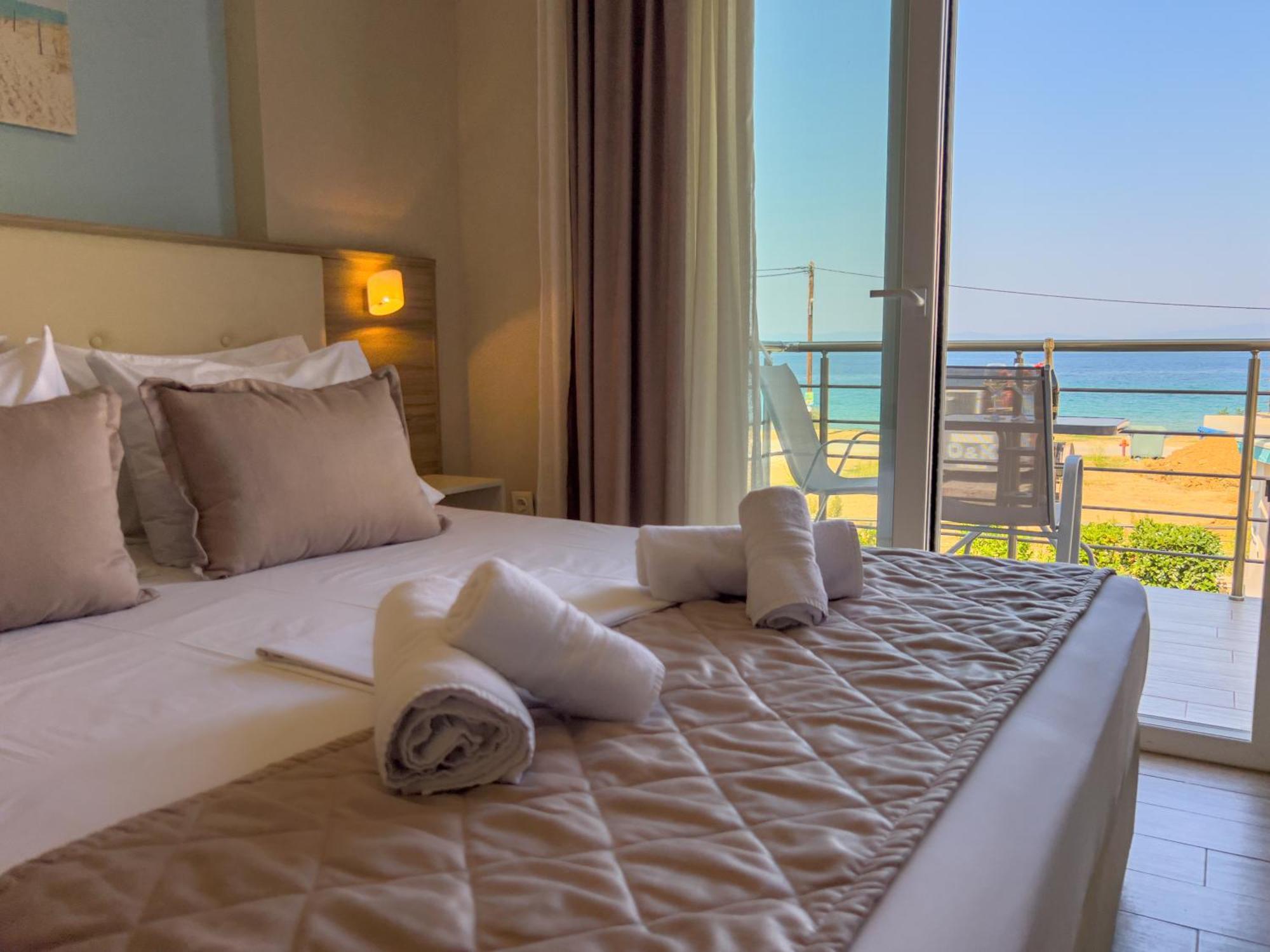 Yalos Beach Maisonettes สกาลาโซติรอส ภายนอก รูปภาพ